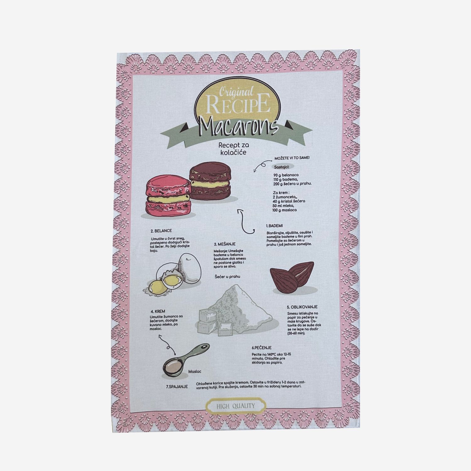Kuhinjske krpe – RECEPTI – Macarons